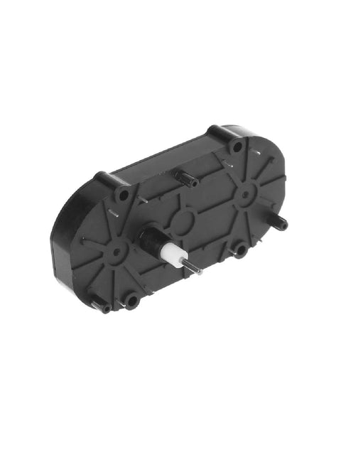 1 Pcs VID28-05 Stepper Rotation Motor 270 Degrees Auto Instrument Machine, dual-shaft, black casing, side view