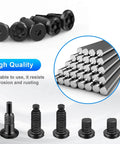 20Pcs Security Screws For Video Doorbell Replacement Compatible With Video Doorbell 2 3 4 Pro 2 CTYUKHS, carbon steel screws shown.