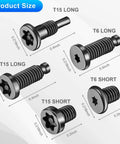 Image showing 5 styles of 20Pcs Security Screws For Video Doorbell Replacement Compatible With Video Doorbell 2 3 4 Pro 2 CTYUKHS