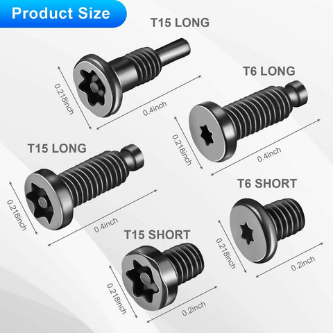 Image showing 5 styles of 20Pcs Security Screws For Video Doorbell Replacement Compatible With Video Doorbell 2 3 4 Pro 2 CTYUKHS