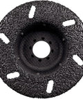 View Window Grinding Disc With Integrated Viewing Pane For Precise Grinding 5 Inch By 7/8 Inch SGP SteeloX Victograin Ceramic Disc