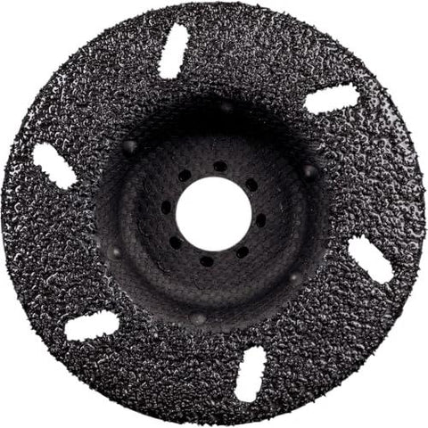 View Window Grinding Disc With Integrated Viewing Pane For Precise Grinding 5 Inch By 7/8 Inch SGP SteeloX Victograin Ceramic Disc
