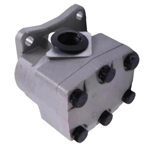 Front view of VIIKEND Hydraulic Gear Pump 67810-75100 6781075100 compatible with Kubota Tractor B8200E B8200D GPO79 GPO120L GPO79L.