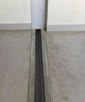 2 Pcs 36 Inch Vinyl Replacement Insert for Adjustable Height Aluminum Thresholds with Seals 1-5/16 x 3/8 Vinyl Replacement Insert in use