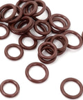 Pressure Washer O Ring Kit 30 Pack Viton FKM Seals For Quick Couplers One Quarter Inch And Three Eighths Inch Heavy Duty Pro Grade