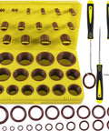 Viton O Ring Kit With 382 Pieces In 30 SAE Sizes FKM Oil And Heat Resistant O Rings For Chemical Aerospace Cylinder Hydraulic