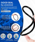 2 Pack Large Viton Collar O Rings Replacement For Nature2 Fusion Soft Inground Vision Above Ground Vision Pro Above Ground Pool Spa Systems Compatible With FSOFT700 FSOFT1400 Back Up Valve And More Premium Durable Seal Kit, showing flexible Viton O-ring held by hand.