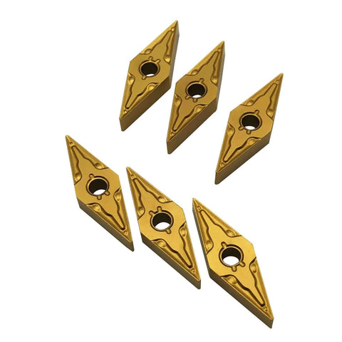 20 Pack VNMG331 MA And VNMG160404 MA Carbide Inserts For Machining Steel And Stainless Steel Parts On MTJNR L Turning Holder 33 Degree Turning Tools