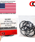 Six Pack Replacement 3043B O Rings For VP Racing Fuels 3042 Gas Can Caps and Utility Jug Caps product package