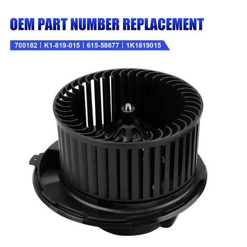 HVAC Blower Motor With Fan For VW Jetta Tiguan Passat GTI Golf Eos Rabbit CC 2005 2014 Replacement Replaces 700182