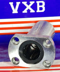 LMH16LUU 16mm Flanged Ball Bushing CNC Linear Motion Bearing 16x28x70mm with VXLB branding