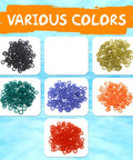 Bass Fishing Wacky Rigging O Rings 125 Pack Black For Wacky Tool And Neko Style Lure Rigs in various colors