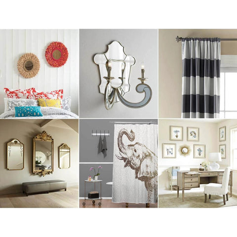 Wall Hanging Kit for Art, Frames, and Curtain Rods, 140-Piece Heavy Duty Drywall Anchor Substitute in home décor settings