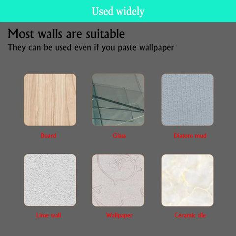 Surface options for installing Heavy Duty Rubber Wall And Door Stopper Set Six Pack Self Adhesive Bumpers Quiet Silencers