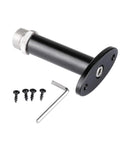 5/8-27 Threaded Wall Mount Bracket For Microphones And Accessories With Oval Base, screws, and wrench, ideal studio setup model 1994