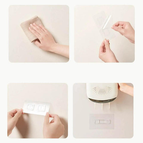 Steps to install Wall Mounted Cutlery Holder - Kitchen Utensil Storage Box with Lid - Chopstick Container - Dustproof Organizer - Drain Racks
