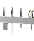 Wall-Mounted Knife Holder Organizer - No Drilling Premium Material Kitchen Storage for Utensils, Spices & Towels, Space-Saving Design
