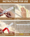 Installation instructions for Kitchen Utensil Hanging Rrack - Hooks for Kitchen Utensils, No Drilling Wall Mounted Utensil Holder.