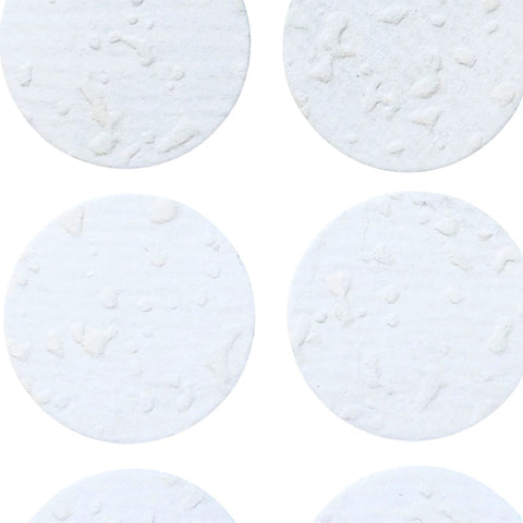 Circular patches from Wall Patch Kit For Small Anchor Holes No Spackle No Sanding No Sprays Easy Sticker Application Quick Fix With Pro Tool Innovation Award Winning Design.