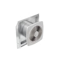 Through The Wall Ventilation Fan With White Cover For Your Home Kitchen Or Garage Eight Point Five Sones 200 CFM Eight Inch Duct Size No Ducting Needed Exterior Wall Cap And Easy Wall Mount Installation Broan NuTone 509