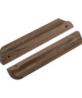 Walnut Wood Drawer Pulls Set Of 6 Solid Wood Furniture Handles With 5.04 Inch Hole Centers 128mm And 6.18 Inch Length 157mm