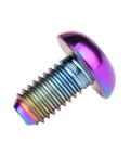 ✝️ Wanyifa Titanium Bolt M3 8 10 12 15mm Allen Key Head Screws for Bicycle Pack of 4 (Rainbow, M3x10mm) shown close-up