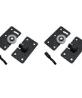 2 Pack 85x45mm Wardrobe Sliding Door Pulleys With Grooved Wheels For Cabinets And Display Cabinets, Stainless Steel Door Hardware Caster Set