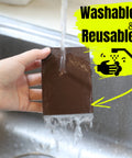 Washing a Sanding Sponge from 4-Pack 60 80 120 220 Grit Set for Wood Metal Drywall