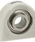 Front view of CTB100SS MRC Pillow Block Wash Down Corrosion Resistant Tapped Base Pillow Block for 1-inch shaft with sealed design.