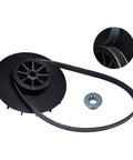 Washer One Half Horsepower Motor Pulley And Belt Nut Set For GE Washers Replacement Part Kit Compatible With WH03X32217