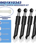 Washer Shock Absorber Kit With Four Shocks And Four Pins, GE and Kenmore, part WH01X10343 visible