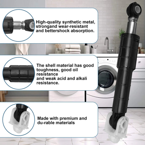 Washer Shock Absorber Kit With Four Shocks And Four Pins For GE General Electric And Kenmore Washers Easy Drop In Install
