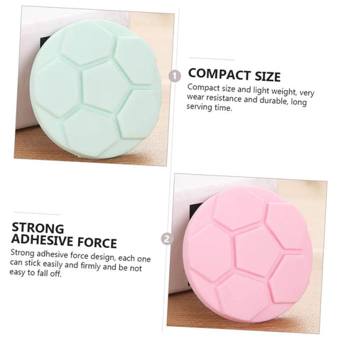 Five Pack Washing Machine Door Bumpers With Strong Adhesive Protective Pads For Washer Leveling And Wall Protection, Random Color