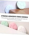 Five Pack Washing Machine Door Bumpers With Strong Adhesive Protective Pads for Wall Protection, shown in random colors.