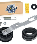 Washing Machine Idler Pulley Kit With Lever And Belt Tensioner For Compatibility With Speed Queen And Alliance Washers Replaces PRM959P3 2020782 UNMC959P3 PS12661973 AP4489045, includes pulley, lever, tensioner, spring, and nuts.
