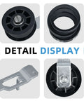Detail view of Washing Machine Idler Pulley Kit With Lever And Belt Tensioner for Speed Queen and Alliance Washers components.