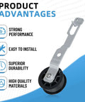 Washing Machine Idler Pulley Kit With Lever And Belt Tensioner For Compatibility With Speed Queen And Alliance Washers next to product advantages.