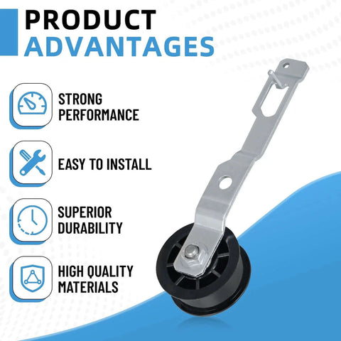 Washing Machine Idler Pulley Kit With Lever And Belt Tensioner For Compatibility With Speed Queen And Alliance Washers next to product advantages.