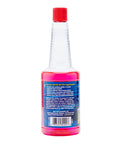 WaterWetter Super Coolant That Doubles Water Wetting For Your Ride, rear bottle label view, 12 ounce red liquid bottle