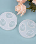 Water Drop Pendant Silicone Molds For Resin Casting Jewelry Making 2 Pack With Hole Easy Release Clear Shine Finish for Crafts