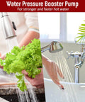 Hot Water Recirculation Pump For Home Use 115V With 3 Speed Control, boosting water pressure in kitchen and bathroom taps
