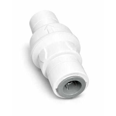Water Pressure Regulator For RO Filtration Systems And Ice Makers With One Quarter Inch And Three Eighths Inch Quick Connect Fittings