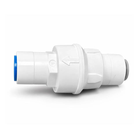 Water Pressure Regulator For RO Filtration Systems And Ice Makers With One Quarter Inch And Three Eighths Inch Quick Connect Fittings