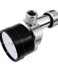 Water Pressure Regulator Valve With Gauge For G One Quarter Inlet And Outlet Adjustable Reducer For Home Plumbing Zinc Alloy