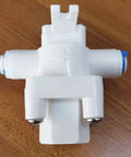 RO system pressure relief regulator with quick connect fittings