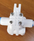 RO system pressure relief regulator for reverse osmosis.