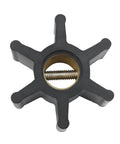 Water pump impeller kit replacement compatible with Joh Jab, Volvo, Fischer Panda, Onan and Universal engines, 6 blade neoprene impeller.
