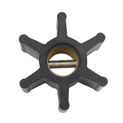 Water pump impeller kit replacement compatible with Joh Jab, Volvo, Fischer Panda, Onan and Universal engines, 6 blade neoprene impeller.