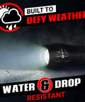 Two compact, ultra-bright LED flashlights offer reliable, pocket-ready light for camping, hunting, home emergencies and everyday tasks with a five-mode, zoomable beam and battery-powered operation (batteries not included).