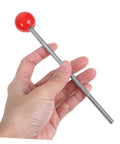 Hand holding Emergency Water Stopper Kit for Plumbing Tools and Pipe Repair Quick Fix No Drain Needed with red stopper ball